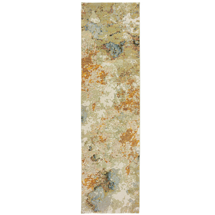 Evolution 8031B Gold/Beige 1'10" x 3'2" Rug