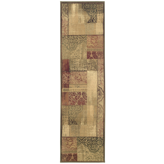 Generations 1527X Green/Beige 4' x 5'9" Rug