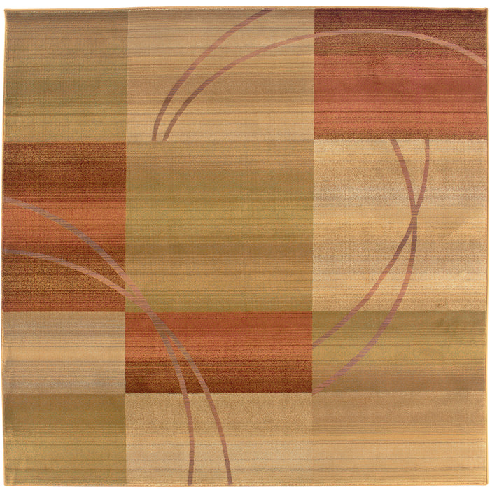 Generations 1608D Beige/Rust 2' x 3' Rug