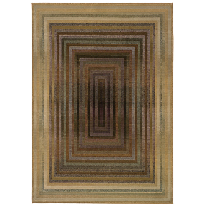 Generations 281J2 Beige/Green 2'3" x 4'5" Rug