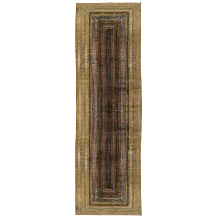 Generations 281J2 Beige/Green 2'3" x 4'5" Rug