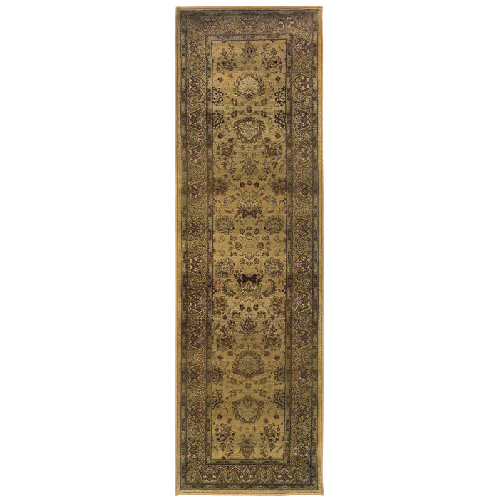 Generations 3434J Beige/Green 4' x 5'9" Rug