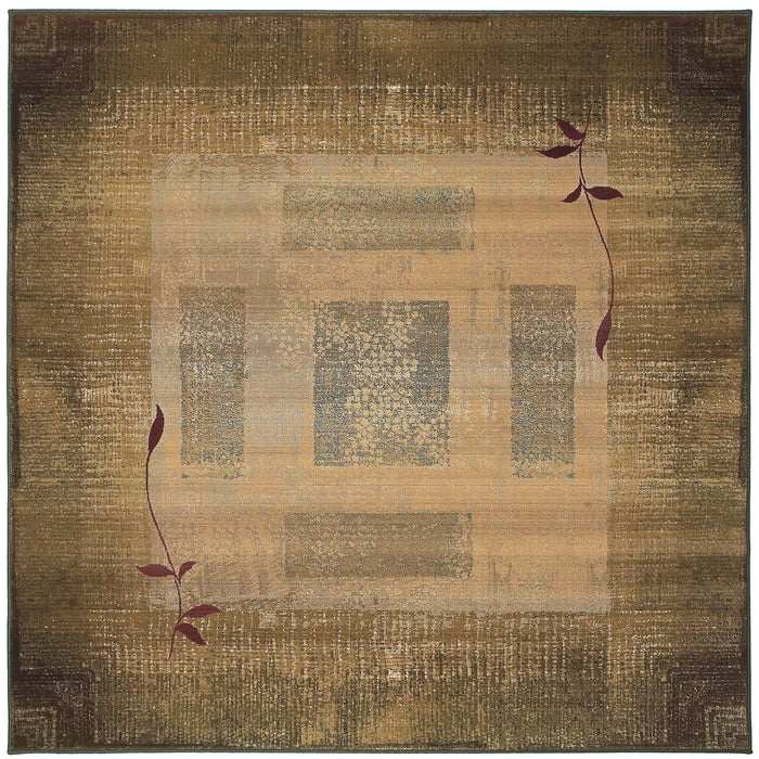 Generations 544G1 Green/Beige 2'3" x 4'5" Rug