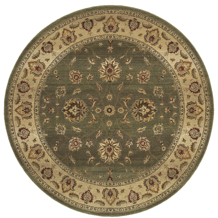 Genesis 034F1 Green/Beige 9'9" x 12'2" Rug