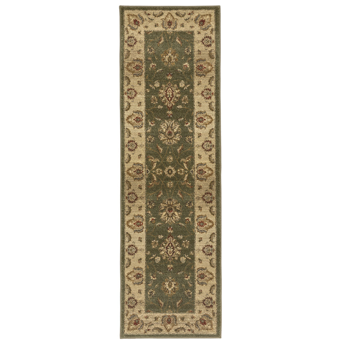 Genesis 034F1 Green/Beige 9'9" x 12'2" Rug