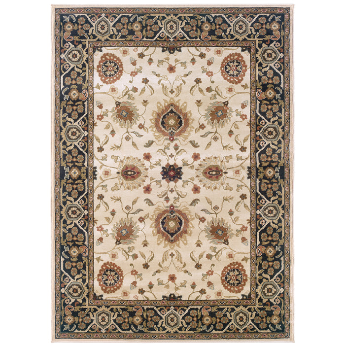 Hudson 1338C Beige/Black 6'7" x 9'6" Rug