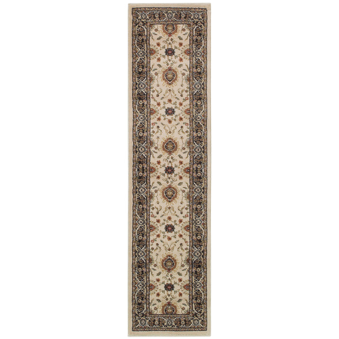 Hudson 1338C Beige/Black 6'7" x 9'6" Rug