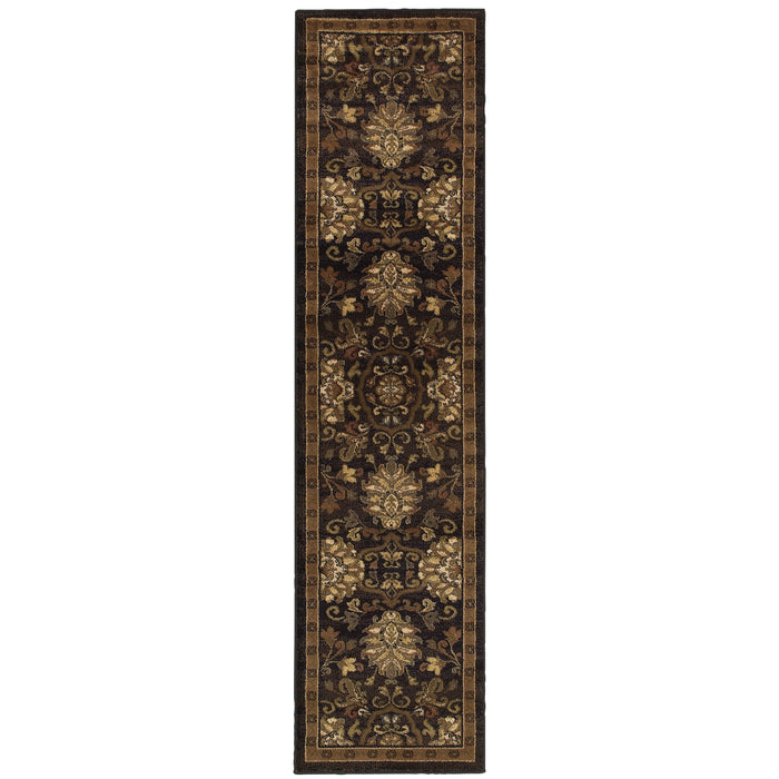 Hudson 042G1 Brown/Beige 3'10" x 5'5" Rug