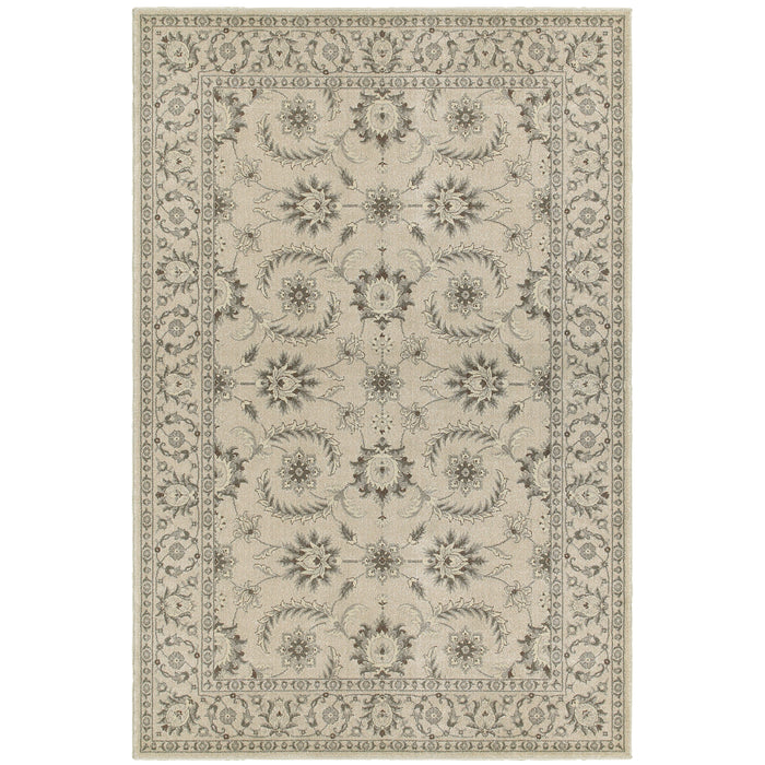 Richmond 114J3 Ivory/Grey 1'10" x 3' Rug