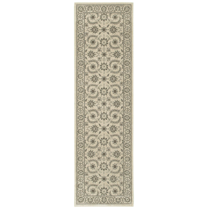 Richmond 114J3 Ivory/Grey 1'10" x 3' Rug