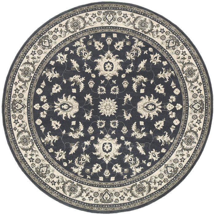 Richmond 117H3 Charcoal/Ivory 3'10" x 5'5" Rug