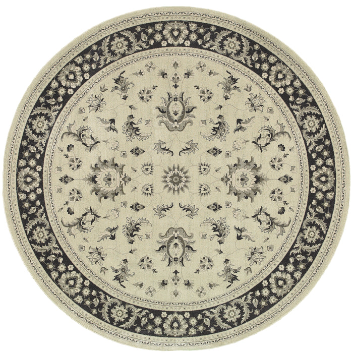 Richmond 117W3 Ivory/Navy 1'10" x 3' Rug