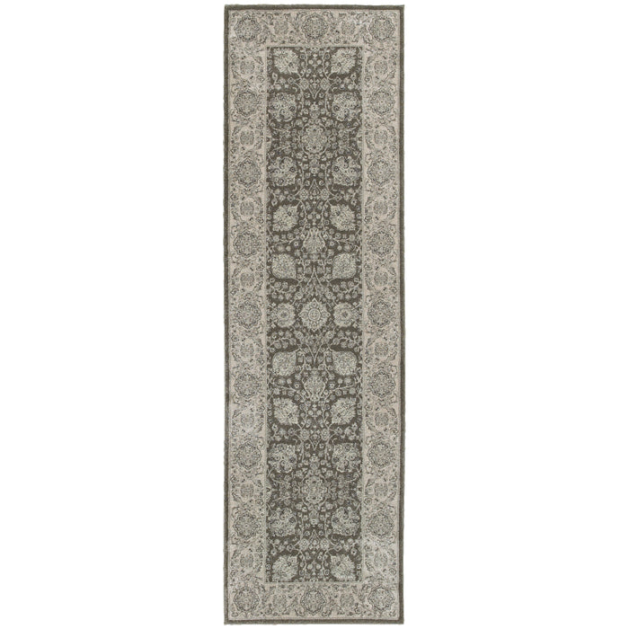 Richmond 1330U Brown/Ivory 1'10" x 3' Rug