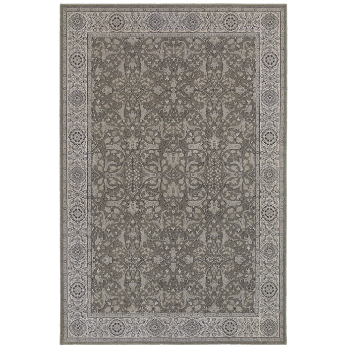 Richmond 001E3 Grey/Ivory 1'10" x 3' Rug