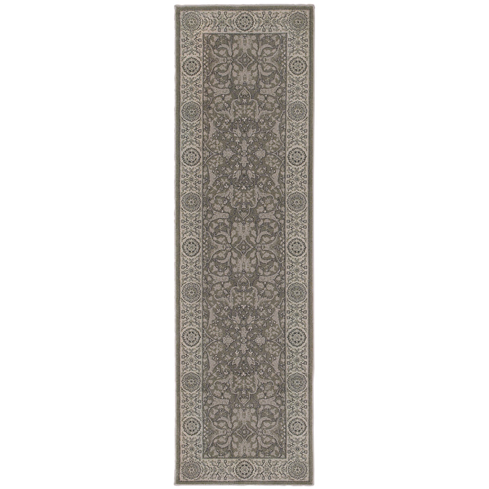 Richmond 001E3 Grey/Ivory 1'10" x 3' Rug