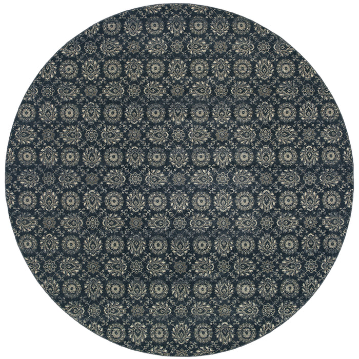 Richmond 214H3 Navy/Grey 1'10" x 3' Rug