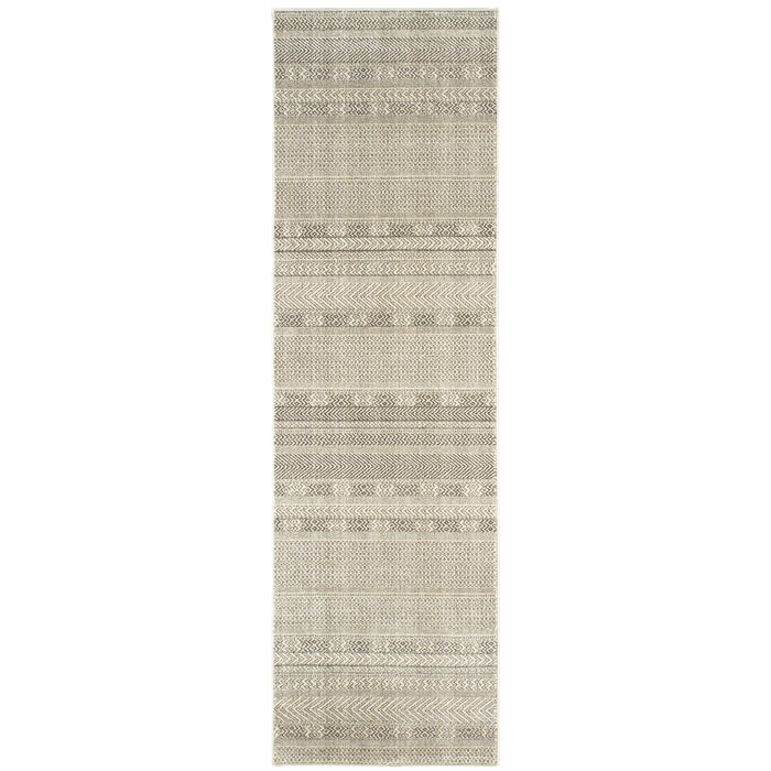 Richmond 801H3 Ivory/Brown 1'10" x 3' Rug