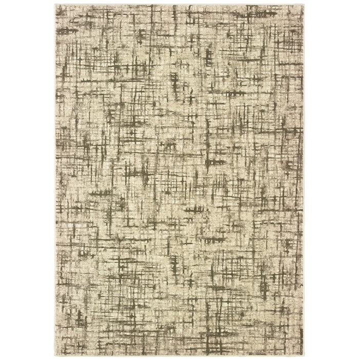 Richmond 802J3 Ivory/Brown 1'10" x 3' Rug