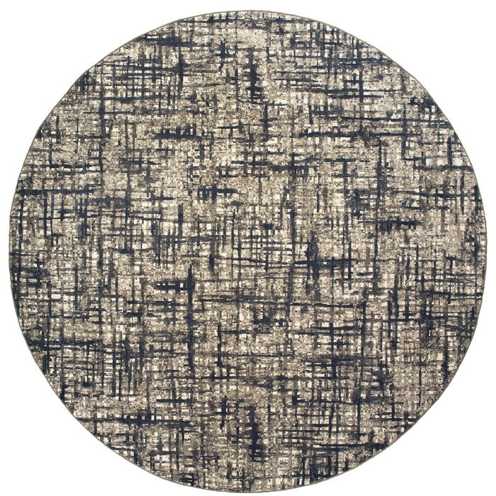 Richmond 802K3 Grey/Navy 1'10" x 3' Rug