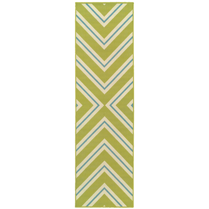 Riviera 4589M Green/Ivory 1'9" x 3'9" Rug