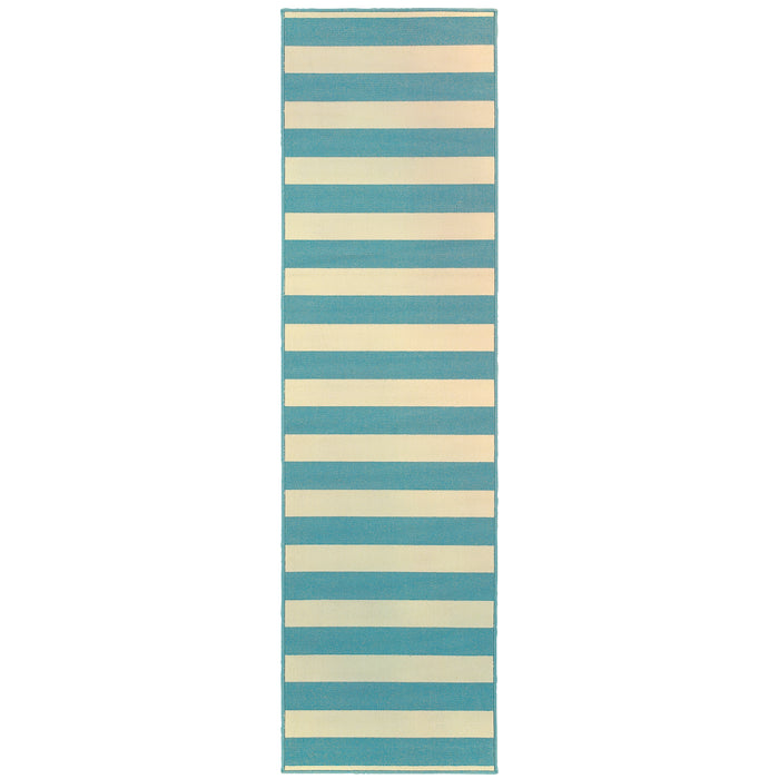 Riviera 4768G Blue/Ivory 1'9" x 3'9" Rug