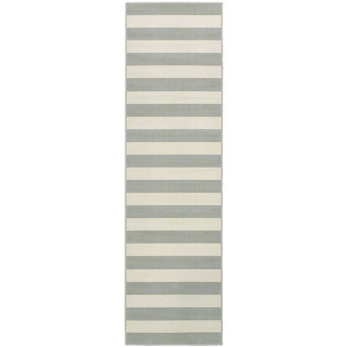 Riviera 4768H Grey/Ivory 1'9" x 3'9" Rug