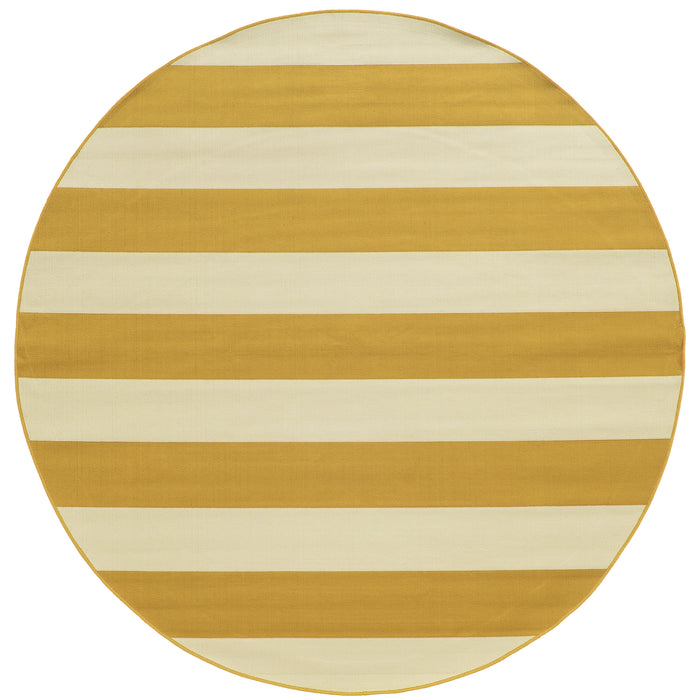 Riviera 4768K Gold/Ivory 1'9" x 3'9" Rug