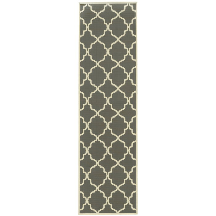 Riviera 4770W Grey/Ivory 1'9" x 3'9" Rug