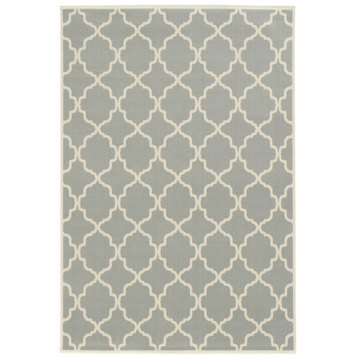 Riviera 4770Y Grey/Ivory 1'9" x 3'9" Rug