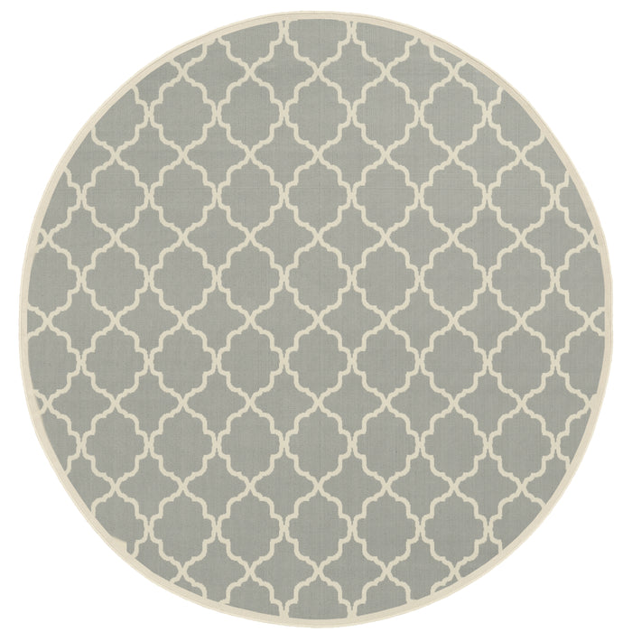 Riviera 4770Y Grey/Ivory 1'9" x 3'9" Rug