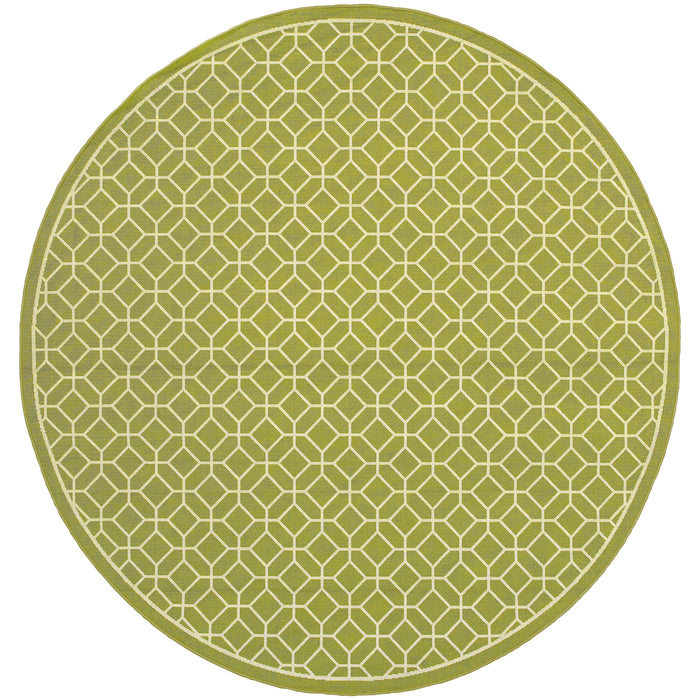 Riviera 4771B Green/Ivory 1'9" x 3'9" Rug