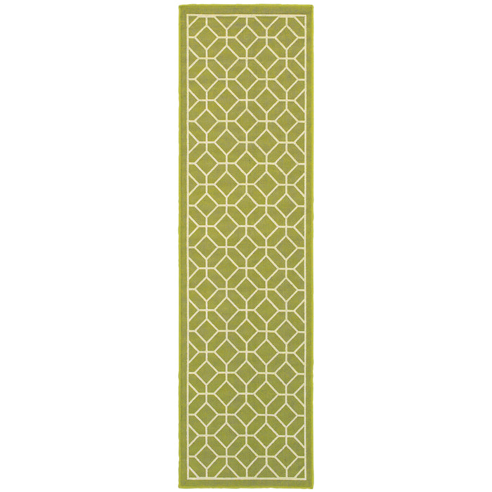 Riviera 4771B Green/Ivory 1'9" x 3'9" Rug