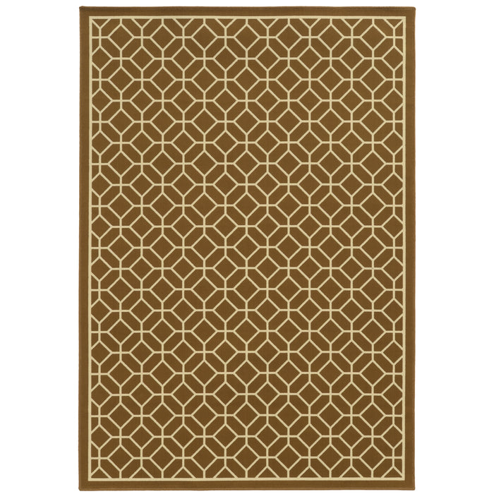 Riviera 4771L Brown/Ivory 1'9" x 3'9" Rug