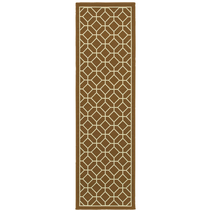 Riviera 4771L Brown/Ivory 1'9" x 3'9" Rug