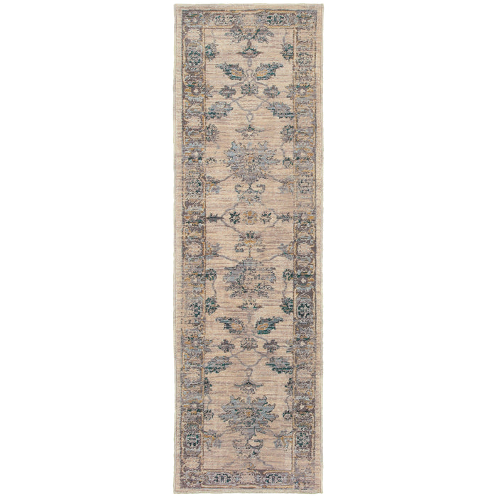 Sedona 5171C Ivory/Blue 1'10" x 3' Rug