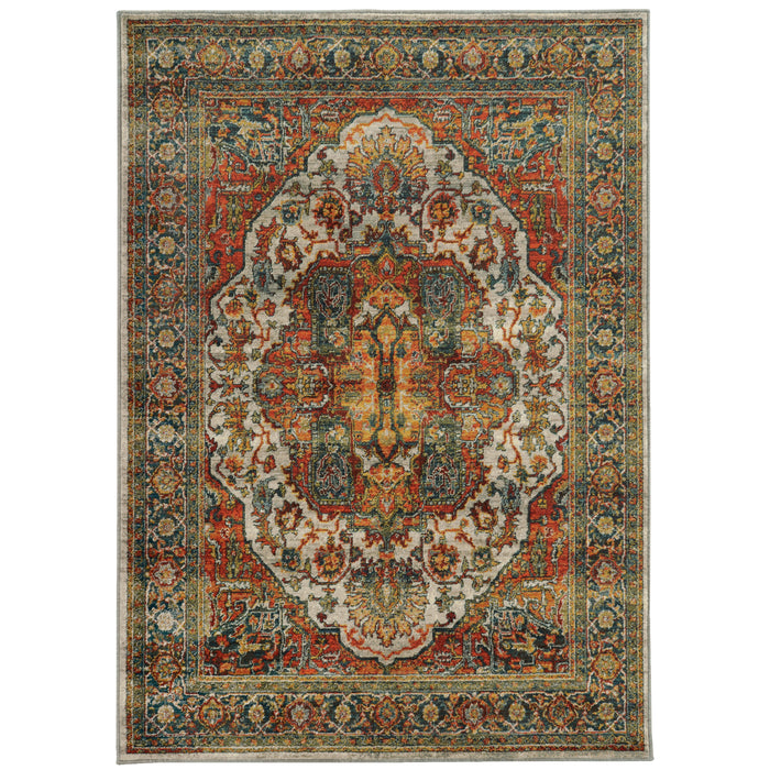 Sedona 6382B Red/Multi 1'10" x 3' Rug