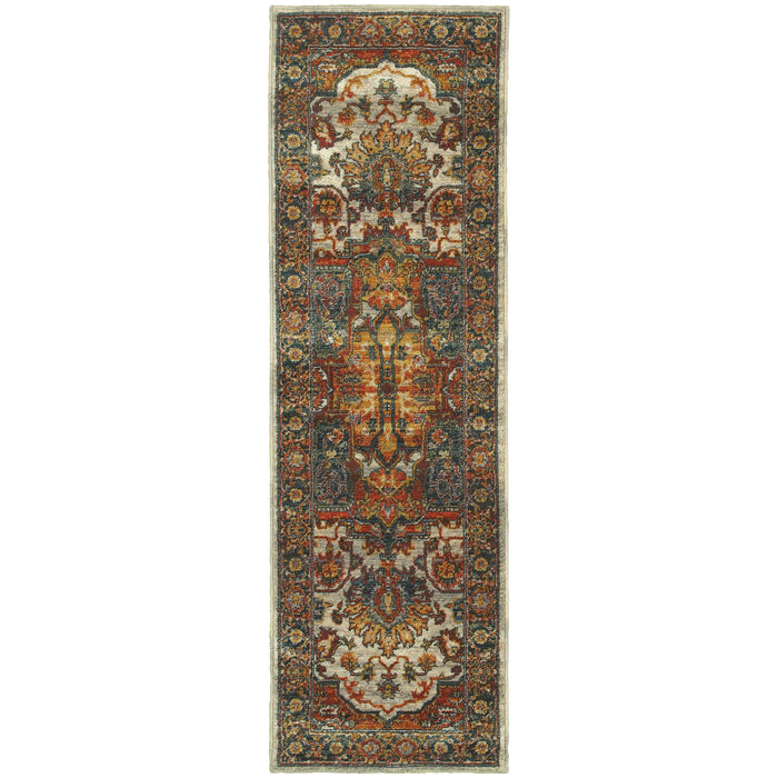 Sedona 6382B Red/Multi 1'10" x 3' Rug