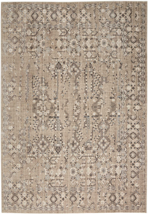 Nourison Silver Screen KI343 Latte Area Rug