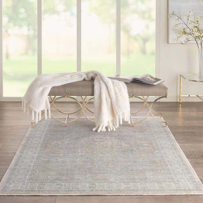 Nourison Starry Nights STN02 Cream Grey Area Rug