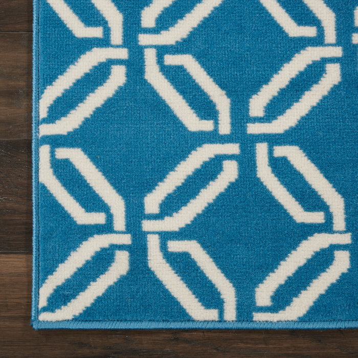 Nourison Jubilant JUB17 Blue Area Rug