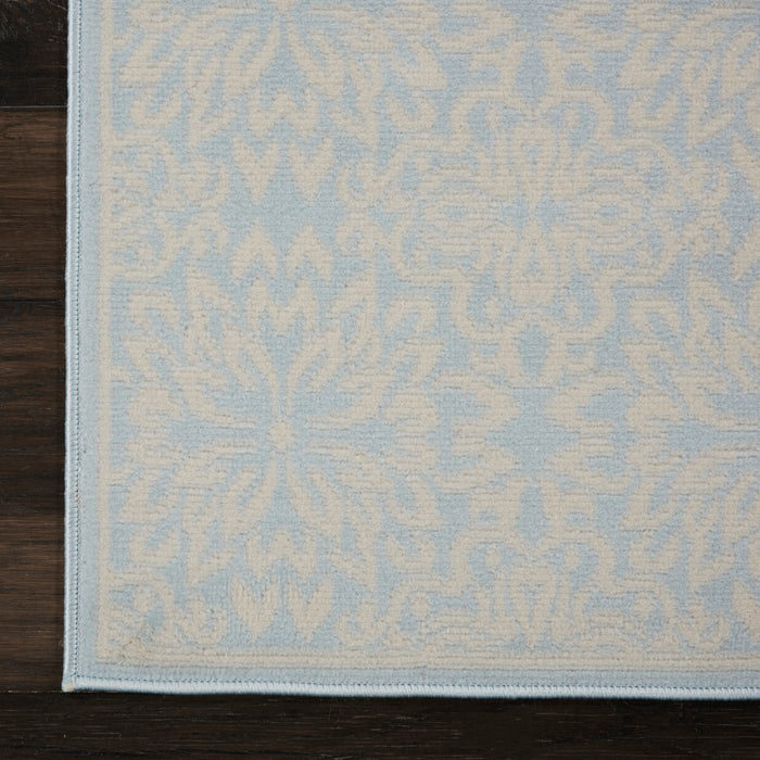 Nourison Jubilant JUB06 Ivory/Light Blue Area Rug