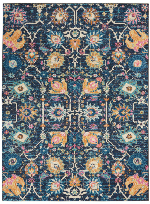 Nourison Passion PSN01 Navy Area Rug