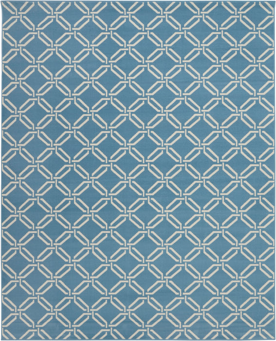 Nourison Jubilant JUB17 Blue Area Rug