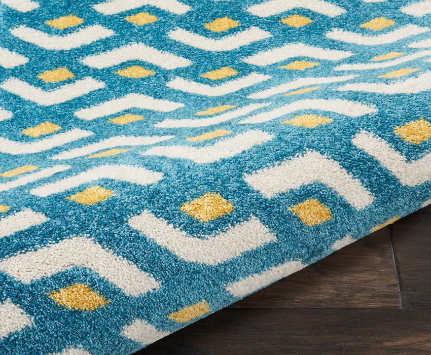 Nourison Harper DS300 Blue Area Rug