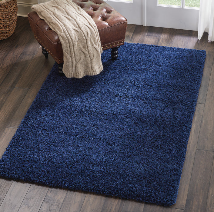 Nourison Malibu Shag MSG01 Navy Area Rug