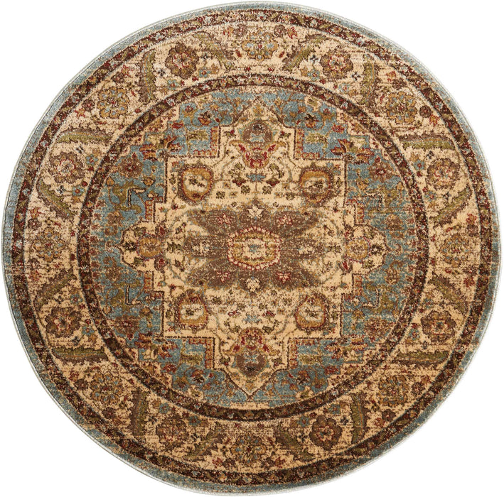 Nourison Delano DEL05 Blue Area Rug