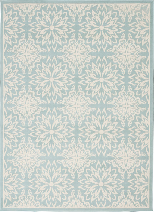 Nourison Jubilant JUB06 Ivory/Green Area Rug