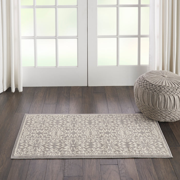 Nourison Jubilant JUB06 Ivory/Grey Area Rug