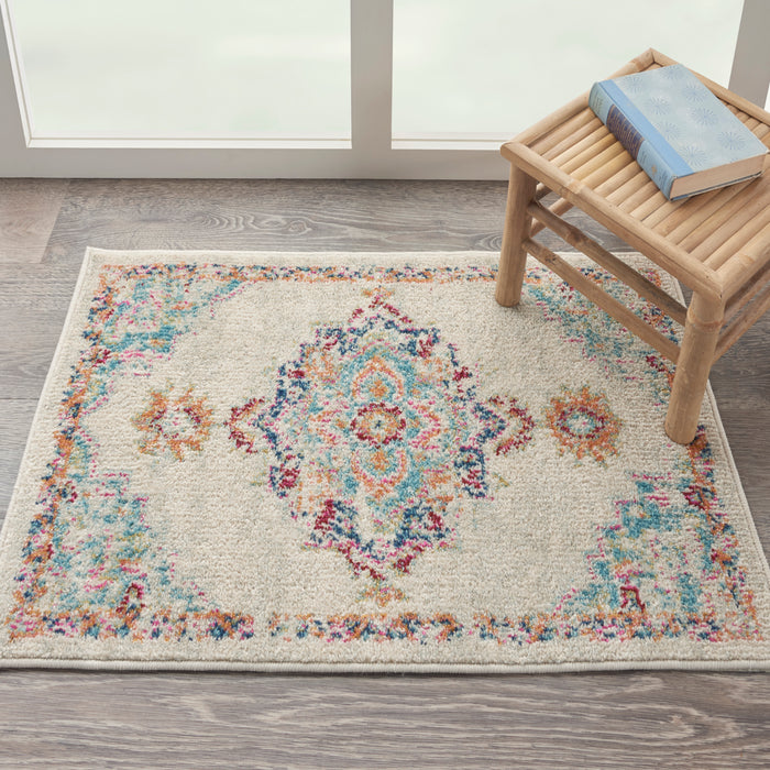 Nourison Passion PSN24 Grey/Multi Area Rug