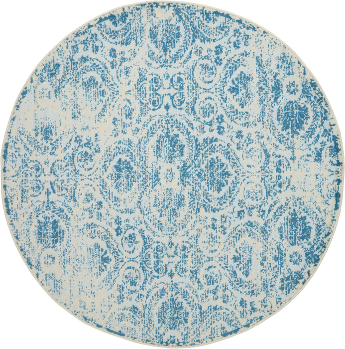 Nourison Jubilant JUB05 Blue Area Rug